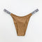 Milk coffee color Striped bel
