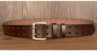 Cinturón de Cuero para Hombre - Diseño Versátil y Resistente - Image 15