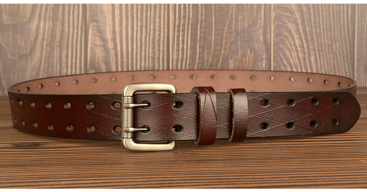 Cinturón de Cuero para Hombre - Diseño Versátil y Resistente - Image 15