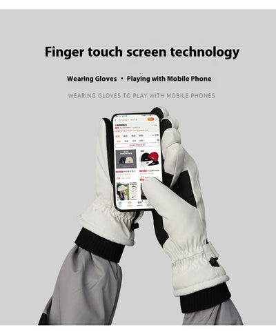 Guantes Térmicos Impermeables Antideslizantes para Esquí Mujer con Pantalla Táctil - Image 22