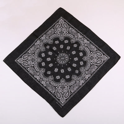Pañuelo Cuadrado de Algodón con Estampado de Flor de Cajú 55cm - Image 55
