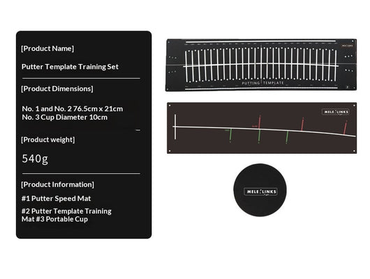 Tapete de Práctica de Golf con Guía de Trayectoria para Putting - Image 14