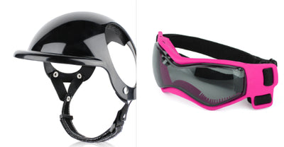 Casco de Seguridad para Mascotas en Moto - Protección Divertida para Perros y Gatos - Image 11