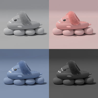 Pantuflas Tiburón Invierno Desmontables - Cálidas y Acogedoras para Casa - Image 8