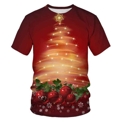Playera Navideña Personalizada para Hombre con Impresión 3D Digital - Image 10