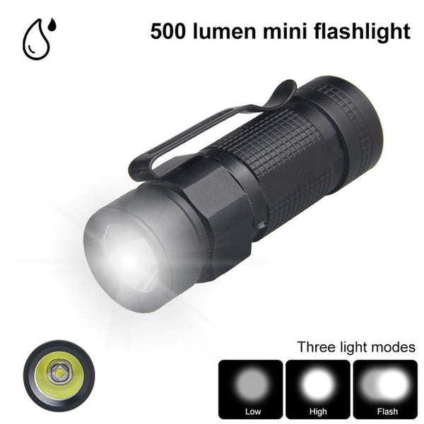 Linterna LED Portátil Impermeable con Clip para Camping y Exterior - Image 6