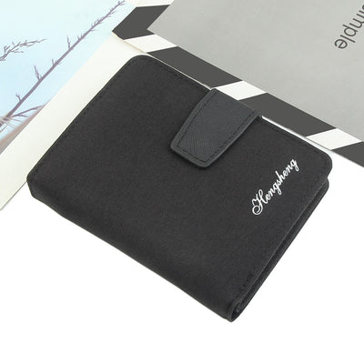 Billetera Corta Hombre Múltiples Compartimentos Estilo Casual - Image 3