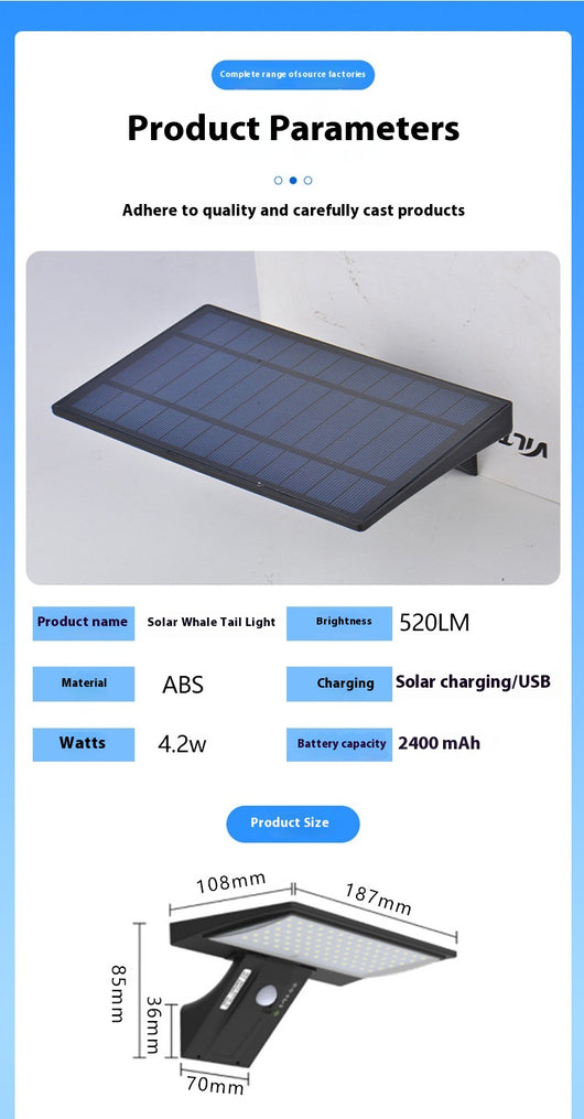 Lámpara Solar LED Exterior Ultra Brillante Resistente al Agua - Image 9