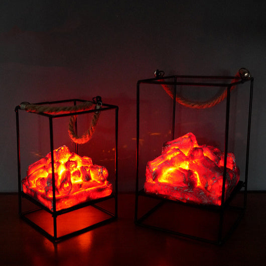 Lámpara LED de Fuego Chimenea Simulada Navidad Halloween - Image 10