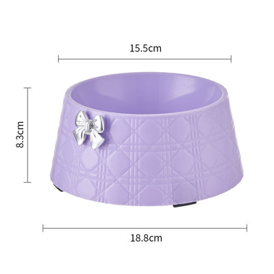 Comederos para Mascotas con Diseño de Moño - Platos Elegantes para Perros y Gatos - Image 2