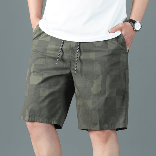 Pantalones Cortos Impresos Casuales de Moda Ligera - Image 7