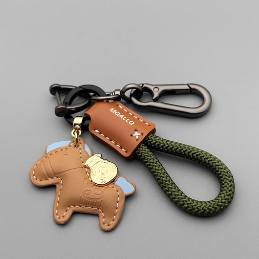 Llavero de Cuero Genuino Hecho a Mano - Diseño Minimalista y Personalidad - Image 4