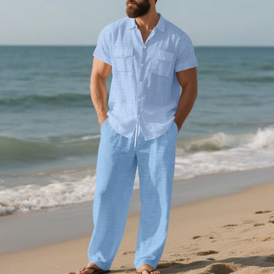 Traje Ejecutivo de Manga Corta para Hombre - Image 36