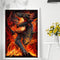 Pintura de Diamantes Dragón de Fuego