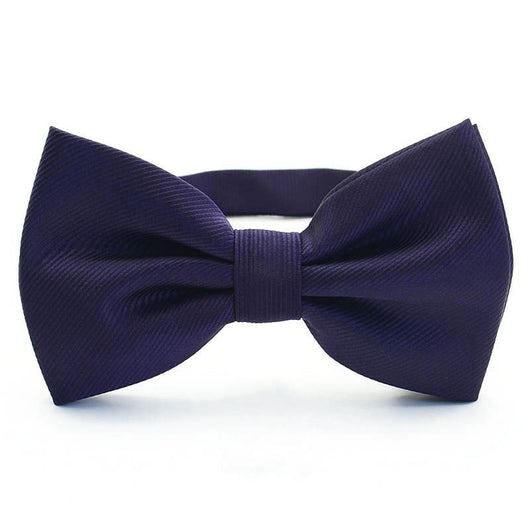 Corbata de Moño Elegante a Rayas para Padrino - Negro, Rojo y Azul - Image 9