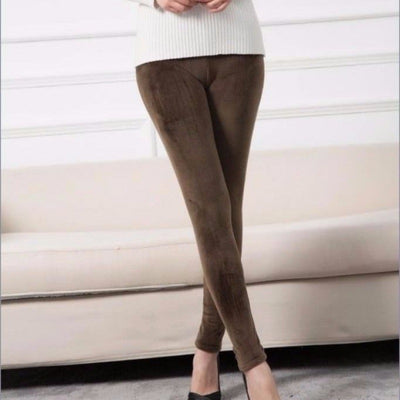 Leggings de Terciopelo Dorado Cintura Alta Súper Elásticos para Mujer - Image 20