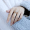 Anillo de Amatista Natural Genuina para Mujer