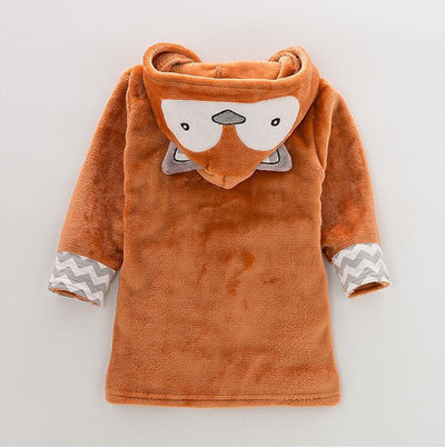 Poncho Toalla Infantil con Capucha - Diseño Animales Cartoon - Image 2