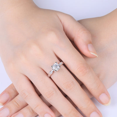 Anillo de Diamante Clásico para Compromiso - Image 8