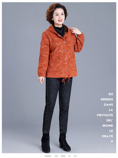 Abrigo Acolchado con Capucha para Mujer Madura - Chaqueta Térmica Forrada en Fleece - Image 18