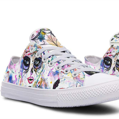 Tenis de Lona Estampado para Parejas - Diseño Moderno Bajo