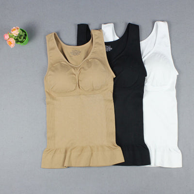 Faja Reductora Sin Varillas para Mujer Talla Grande - Chaleco Moldeador Corporal Sin Costuras - Image 11