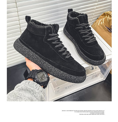 Zapatos Skate Mid-Top de Gamuza con Plataforma para Hombre - Image 10