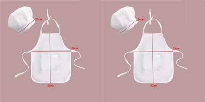 Conjunto de Delantal y Gorro de Chef para Niños - Image 17