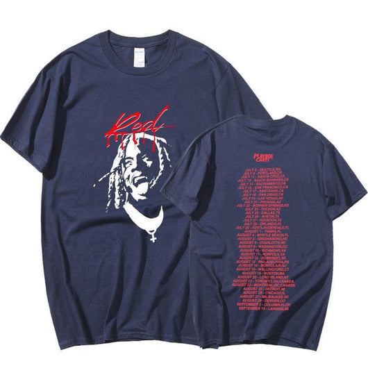 Playera Roja Estampada para Hombre - Image 4