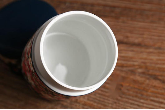 Tetera de Cerámica Matcha con Diseño Impreso Elegante - Image 10