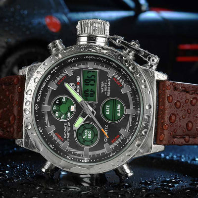Reloj Deportivo Militar Hombre Lujo - Analógico Digital LED - Image 7