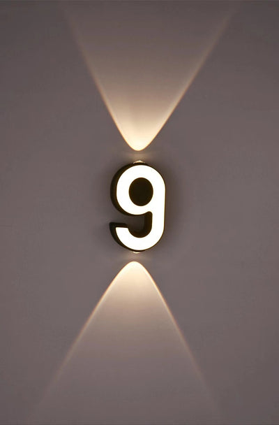Lámpara de Pared LED Nórdica Minimalista con Display Digital - Image 6