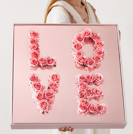Caja de Flores Acrílicas Magic Mirror LOVE - Regalo Perfecto para San Valentín - Image 8