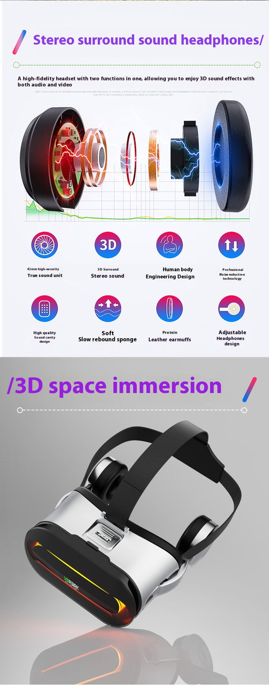 Gafas VR Inteligentes HD - Auriculares Bluetooth Todo en Uno para Películas y Juegos - Image 14