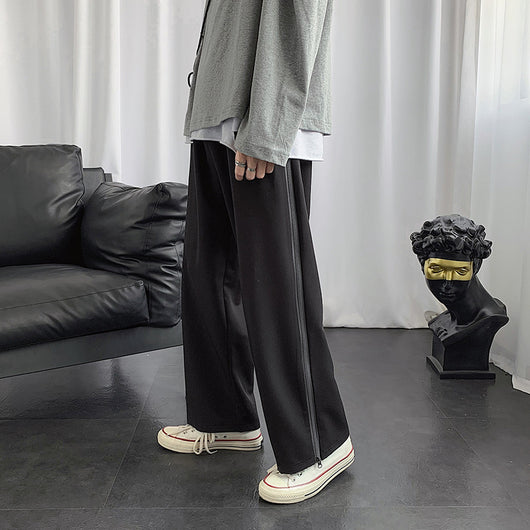 Pantalones Holgados Rectos Ancho Noveno para Hombre - Image 11