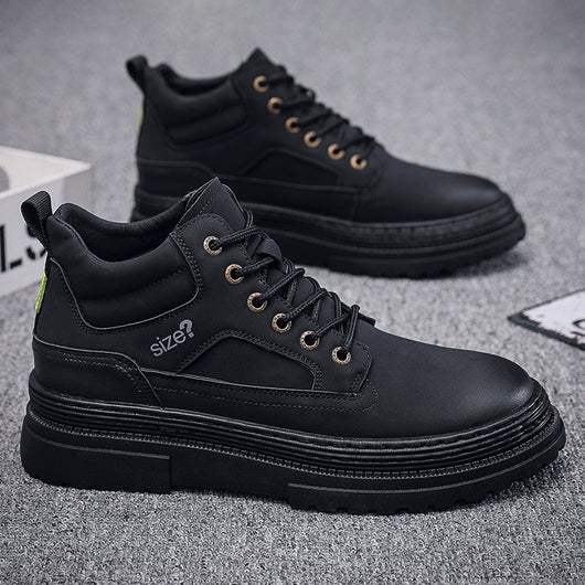 Botas Altas Estilo Británico para Hombre con Suela Reforzada - Image 15
