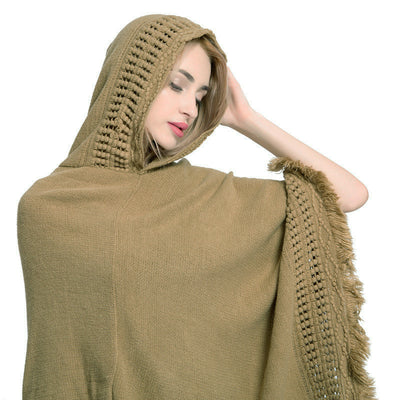 Suéter Plus Size para Mujer Otoño Invierno con Gorro y Borlas - Image 2