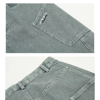 Pantalón Ancho Suelto de Diseño Moderno con Efecto Estilizador - Image 11