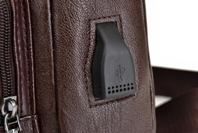 Bolsa Cruzada Casual para Hombre con Diseño Asimétrico - Image 16