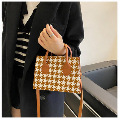 Bolso de Cuadros para Mujer - Bandolera Casual Crossbody - Image 3