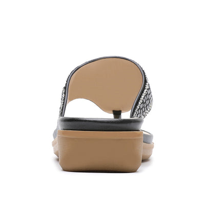 Sandalias Bohemias con Strass y Suela Plana Cómoda - Image 10