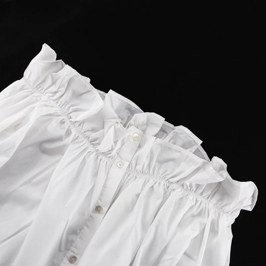 Conjunto Elegante Blusa Blanca Hombro Descubierto con Pantalón Ancho - Image 19