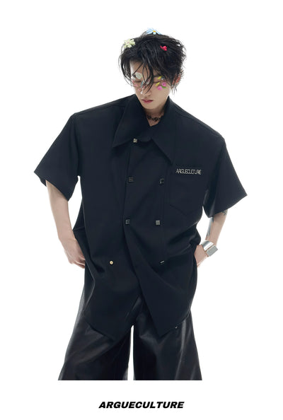 Camisa Casual Holgada de Manga Corta Premium para Hombre - Image 23