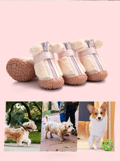 Botitas Térmicas para Perros con Decoración de Orejas - Protectores de Patas Antideslizantes - Image 16