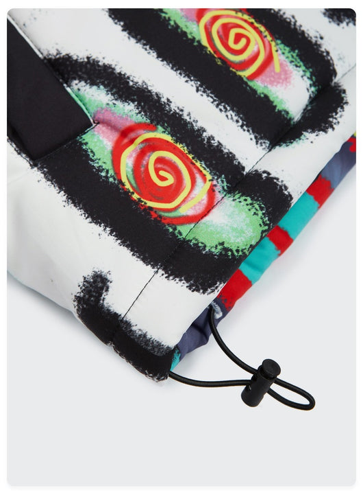 Chaqueta de Algodón para Hombre con Diseño Graffiti y Cierre Relajado - Image 11