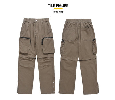 Pantalones Casuales Holgados con Bolsillos Grandes para Hombre - Image 9