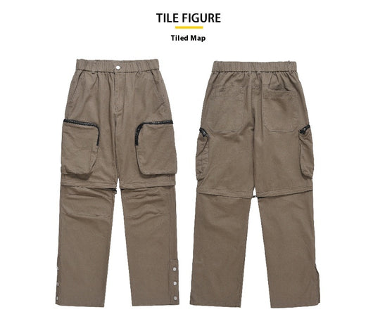 Pantalones Casuales Holgados con Bolsillos Grandes para Hombre - Image 9