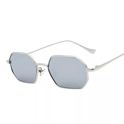 Gafas de Sol Retro Espejo Pequeñas con Lentes Negros - Image 4