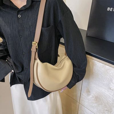 Bolso Mensajero de Cuero Suave Capacidad Grande para Llevar Bajo el Brazo - Image 2