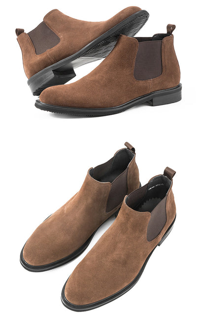 Botas Casuales para Hombre con Suela Clara y Forro de Cachemira - Image 8